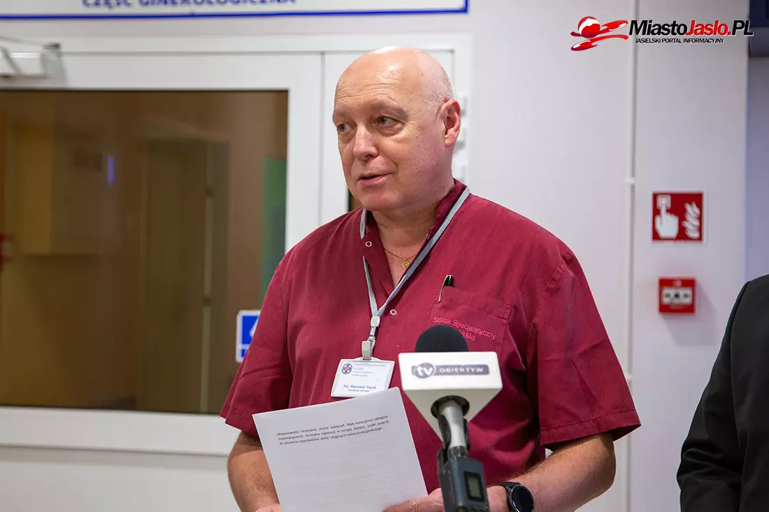 Lekarz Sławomir Szpak, ginekolog z Jasła