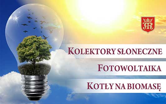 Kolektory słoneczne, fotowoltaika, kotły na biomasę – Miasto Jasło ogłasza nabór