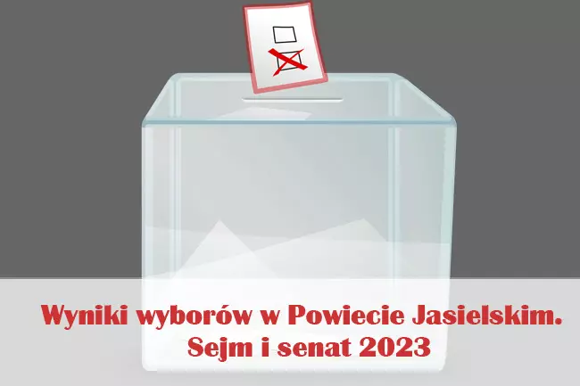 Wyniki wyborów w Powiecie Jasielskim.  Sejm i senat 2023