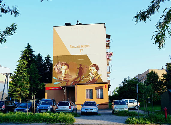 Powstał mural Krzysztofa Kamila Baczyńskiego: Miłość jest poezją