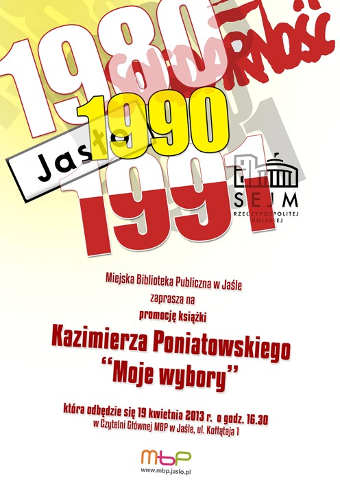 plakat promocja ksiazki MBP