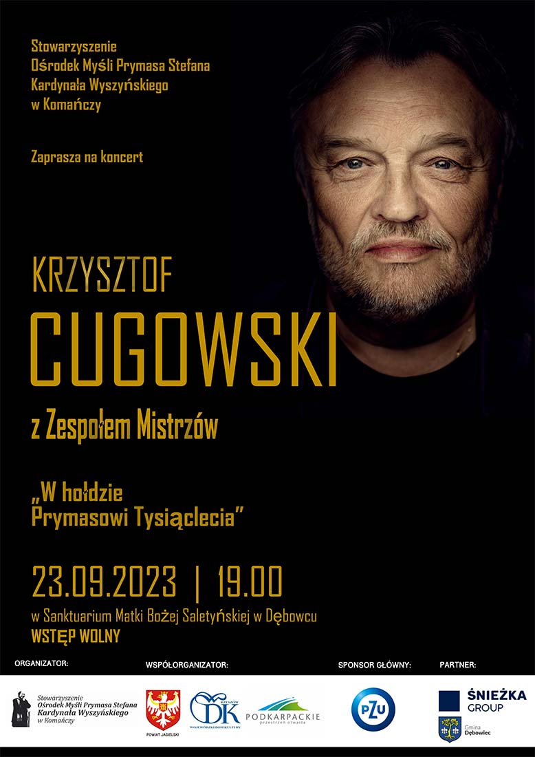 Koncert Krzysztof Cugowski z Zespołem Mistrzów 